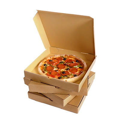 جعبه پیتزا مقوایی مربعی