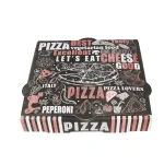جعبه پیتزا دو رنگ