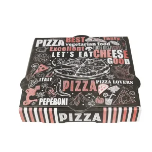 جعبه پیتزا دو رنگ