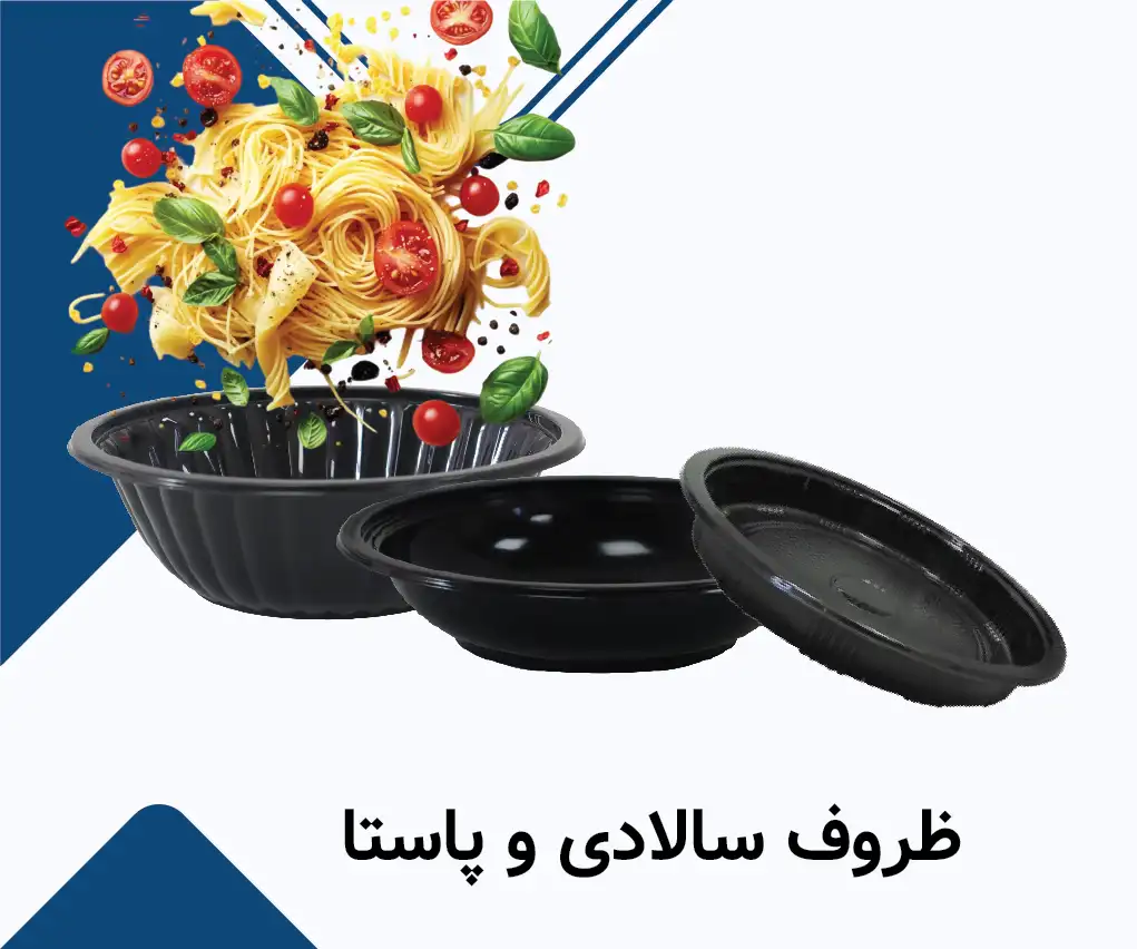 ظروف سالادی و پاستا