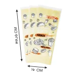 پاکت صدفی ساندویچی عمومی بزرگ ( کرم )