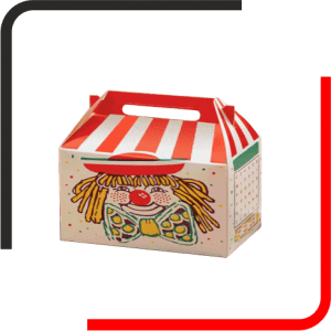 جعبه همبرگری دسته دار 02 300x300 - بررسی انواع مدل جعبه برگر - تمام آنچه باید درباره خرید جعبه همبرگر بدانید - یکجاپک
